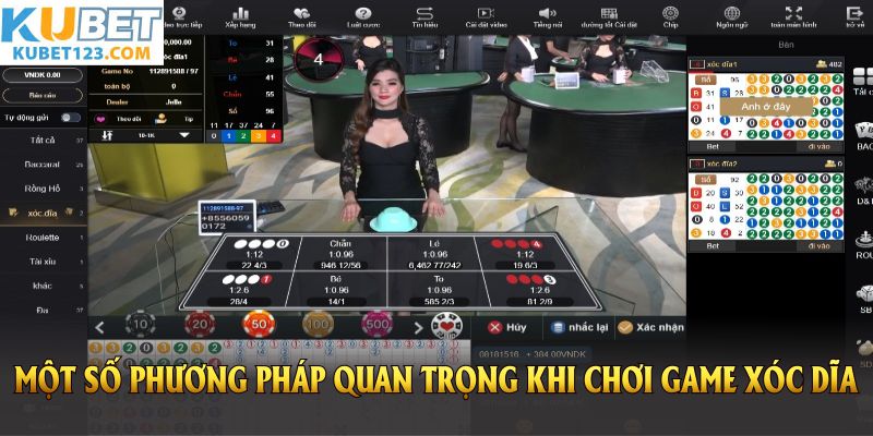 Một số phương pháp quan trọng khi chơi game xóc dĩa tại KUBET
